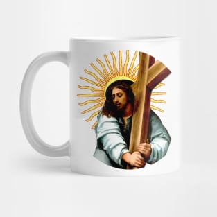 Jesus Christ on the cross suffering for us sinners Mug